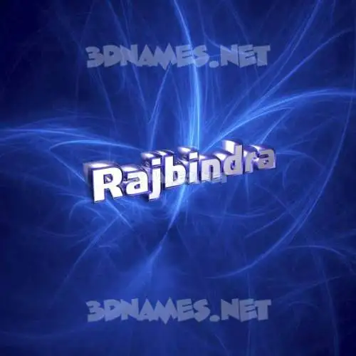 rajbindra in Plasma style - 3D name wallpaper