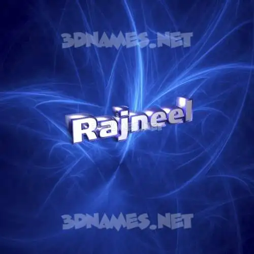 rajneel in Plasma style - 3D name wallpaper