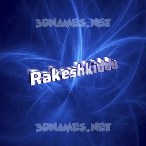 rakeshkiddu in Plasma style - 3D name wallpaper rakeshkiddu in Plasma style - 3D name wallpaper