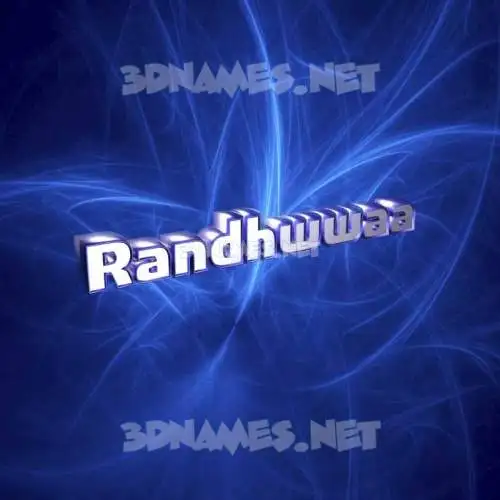 randhwwaa in Plasma style - 3D name wallpaper randhwwaa in Plasma style - 3D name wallpaper