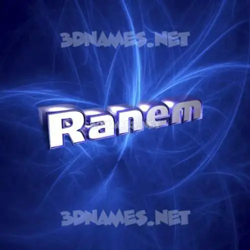 ranem in Plasma style - 3D name wallpaper ranem in Plasma style - 3D name wallpaper
