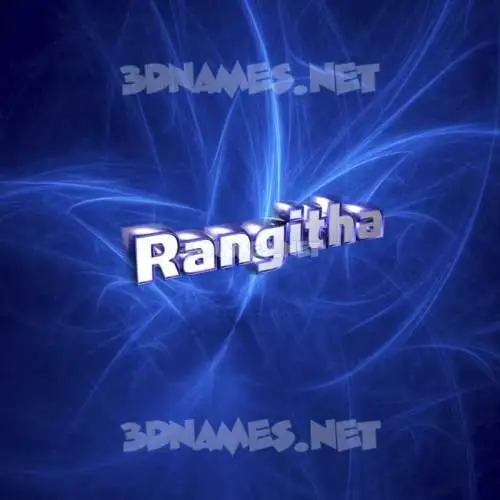 rangitha in Plasma style - 3D name wallpaper rangitha in Plasma style - 3D name wallpaper