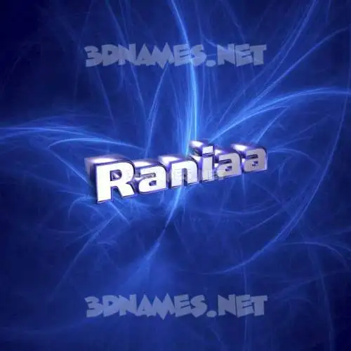 raniaa in Plasma style - 3D name wallpaper raniaa in Plasma style - 3D name wallpaper