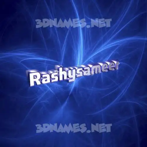 rashysameer in Plasma style - 3D name wallpaper rashysameer in Plasma style - 3D name wallpaper