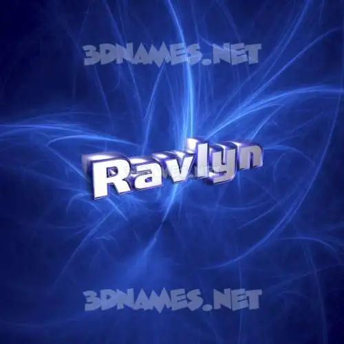ravlyn in Plasma style - 3D name wallpaper ravlyn in Plasma style - 3D name wallpaper