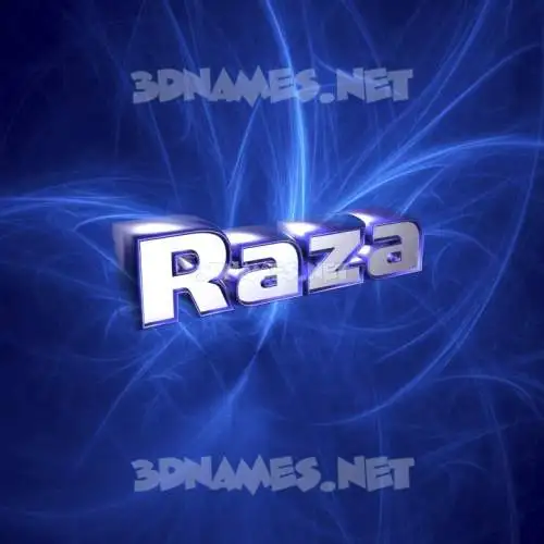 raza in Plasma style - 3D name wallpaper raza in Plasma style - 3D name wallpaper