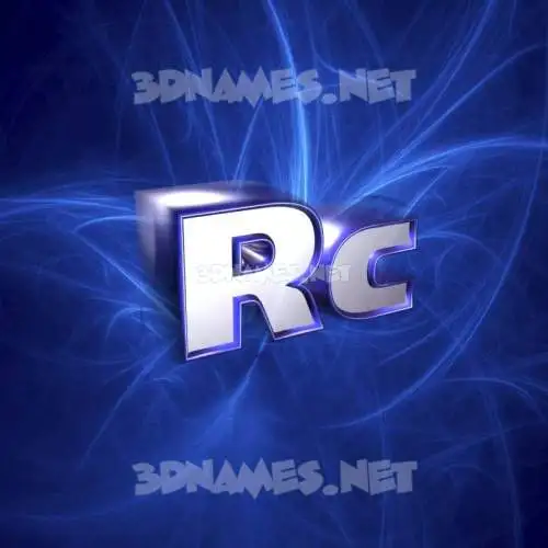 rc in Plasma style - 3D name wallpaper rc in Plasma style - 3D name wallpaper