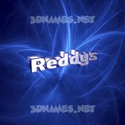 reddys in Plasma style - 3D name wallpaper reddys in Plasma style - 3D name wallpaper