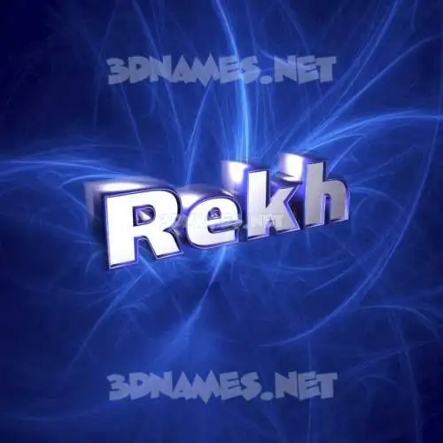 rekh in Plasma style - 3D name wallpaper rekh in Plasma style - 3D name wallpaper