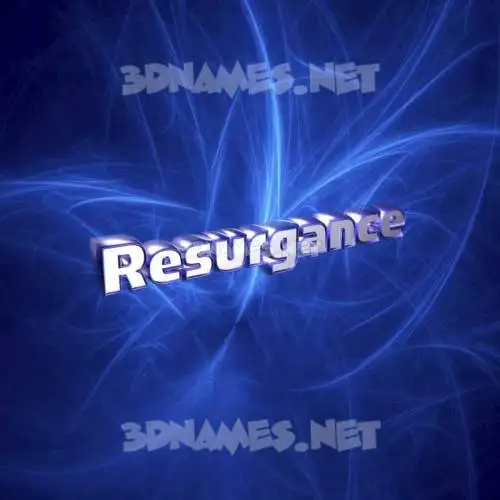 resurgance in Plasma style - 3D name wallpaper resurgance in Plasma style - 3D name wallpaper