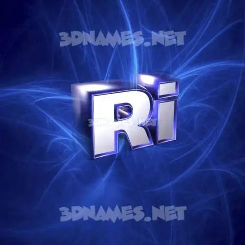 ri in Plasma style - 3D name wallpaper ri in Plasma style - 3D name wallpaper