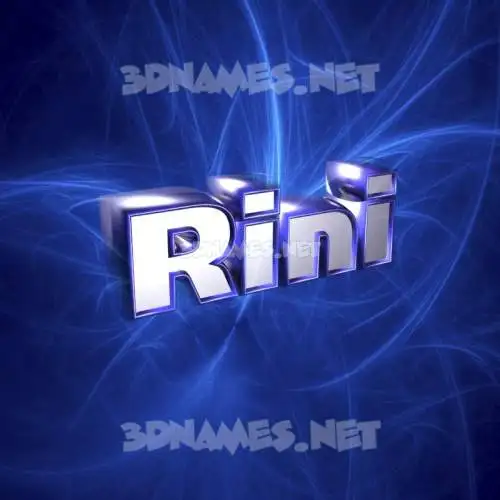 rini in Plasma style - 3D name wallpaper rini in Plasma style - 3D name wallpaper