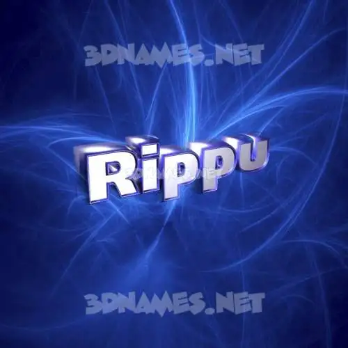 rippu in Plasma style - 3D name wallpaper rippu in Plasma style - 3D name wallpaper