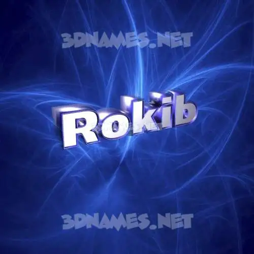 rokib in Plasma style - 3D name wallpaper rokib in Plasma style - 3D name wallpaper