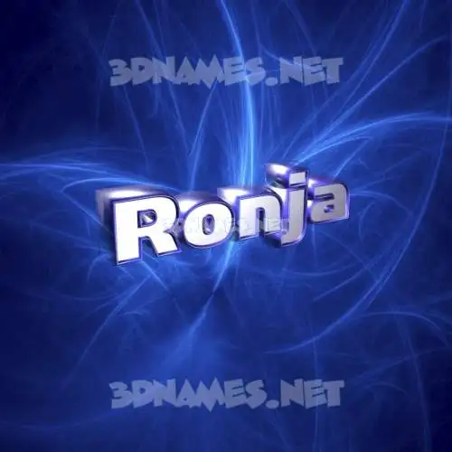 ronja in Plasma style - 3D name wallpaper ronja in Plasma style - 3D name wallpaper