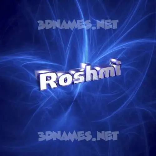 roshmi in Plasma style - 3D name wallpaper roshmi in Plasma style - 3D name wallpaper