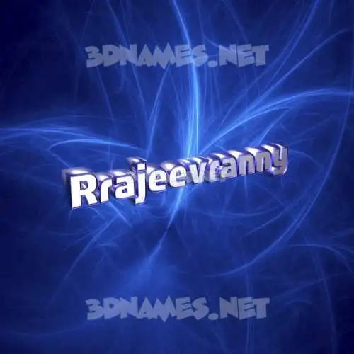 rrajeevranny in Plasma style - 3D name wallpaper rrajeevranny in Plasma style - 3D name wallpaper