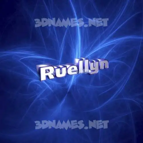 ruellyn in Plasma style - 3D name wallpaper ruellyn in Plasma style - 3D name wallpaper