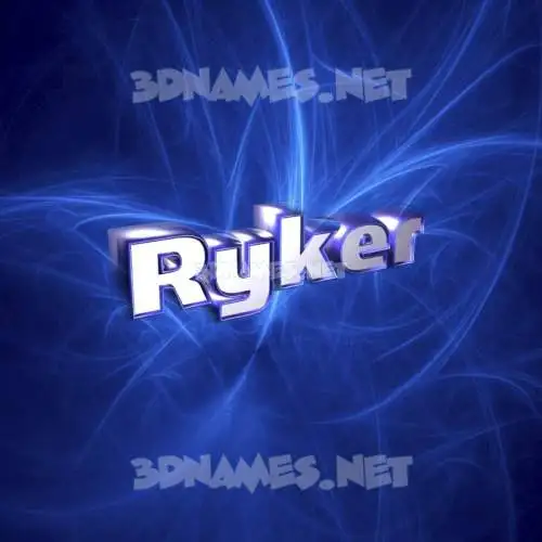 ryker in Plasma style - 3D name wallpaper ryker in Plasma style - 3D name wallpaper