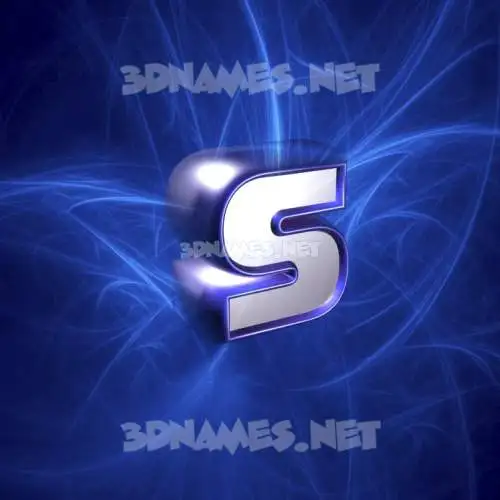 s in Plasma style - 3D name wallpaper s in Plasma style - 3D name wallpaper