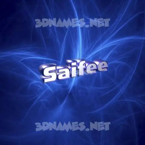 saifee in Plasma style - 3D name wallpaper saifee in Plasma style - 3D name wallpaper