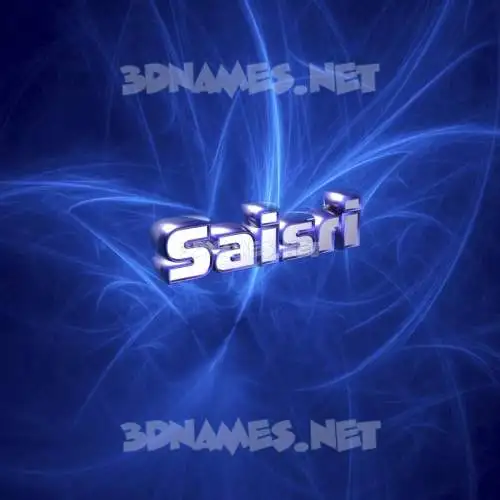 saisri in Plasma style - 3D name wallpaper saisri in Plasma style - 3D name wallpaper