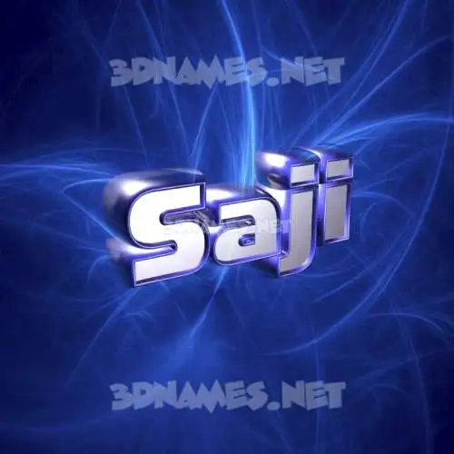 saji in Plasma style - 3D name wallpaper saji in Plasma style - 3D name wallpaper