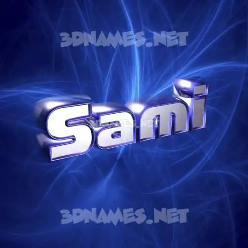 sami in Plasma style - 3D name wallpaper sami in Plasma style - 3D name wallpaper