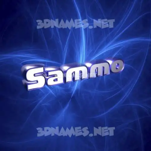 sammo in Plasma style - 3D name wallpaper sammo in Plasma style - 3D name wallpaper