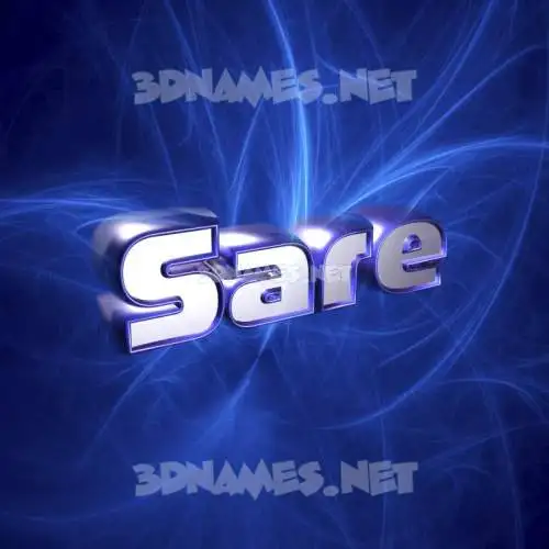sare in Plasma style - 3D name wallpaper sare in Plasma style - 3D name wallpaper