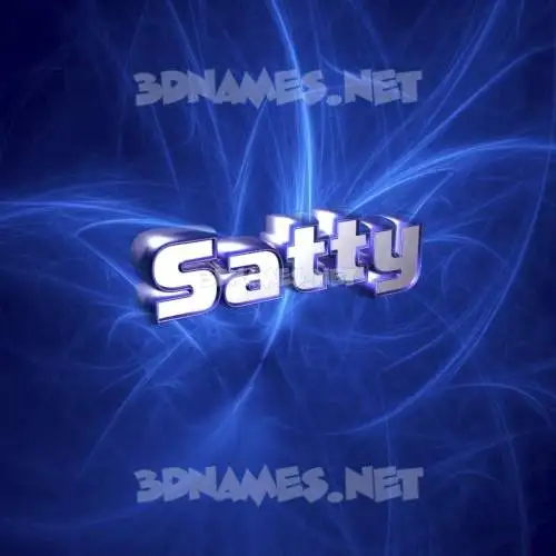 satty in Plasma style - 3D name wallpaper satty in Plasma style - 3D name wallpaper