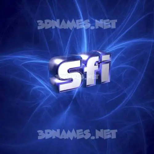 sfi in Plasma style - 3D name wallpaper sfi in Plasma style - 3D name wallpaper