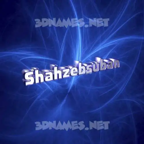 shahzebsuban in Plasma style - 3D name wallpaper shahzebsuban in Plasma style - 3D name wallpaper