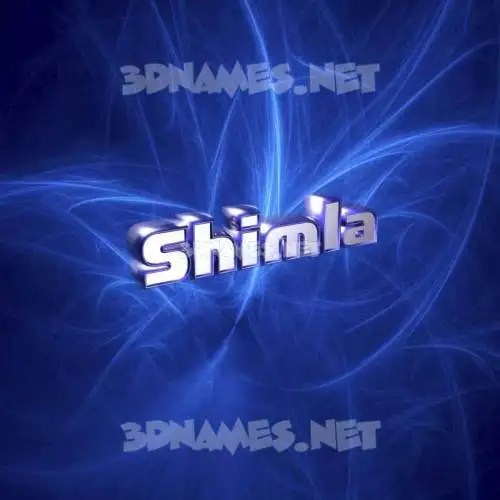 shimla in Plasma style - 3D name wallpaper shimla in Plasma style - 3D name wallpaper