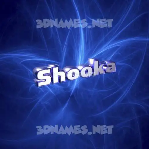shooka in Plasma style - 3D name wallpaper shooka in Plasma style - 3D name wallpaper