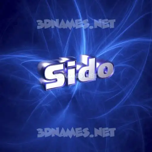 sido in Plasma style - 3D name wallpaper sido in Plasma style - 3D name wallpaper