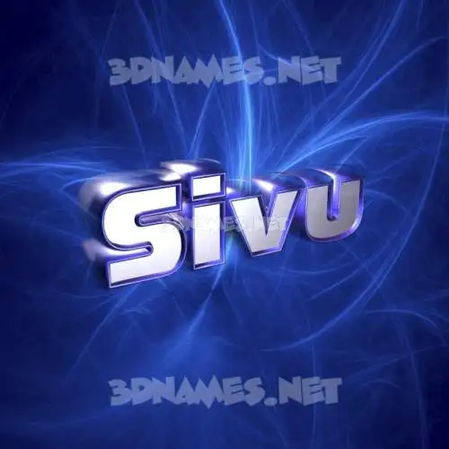 sivu in Plasma style - 3D name wallpaper