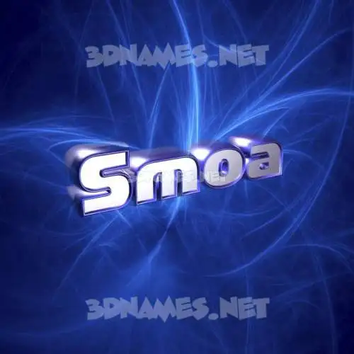 smoa in Plasma style - 3D name wallpaper smoa in Plasma style - 3D name wallpaper
