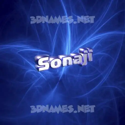sonaji in Plasma style - 3D name wallpaper sonaji in Plasma style - 3D name wallpaper