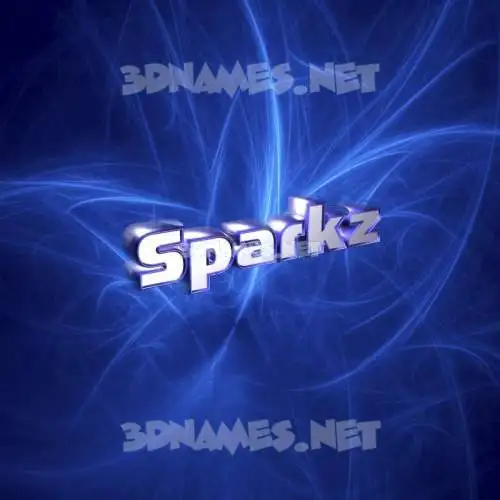 sparkz in Plasma style - 3D name wallpaper sparkz in Plasma style - 3D name wallpaper