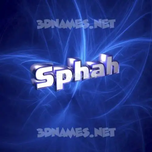 sphah in Plasma style - 3D name wallpaper sphah in Plasma style - 3D name wallpaper