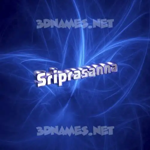 sriprasanna in Plasma style - 3D name wallpaper