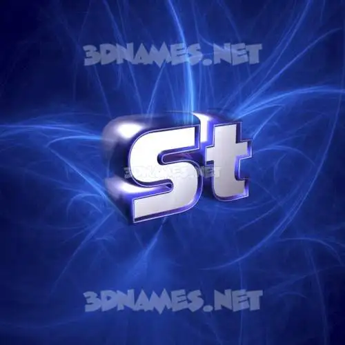 st in Plasma style - 3D name wallpaper st in Plasma style - 3D name wallpaper
