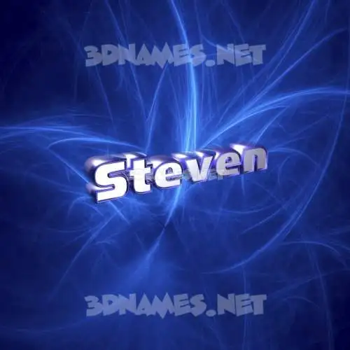 steven in Plasma style - 3D name wallpaper