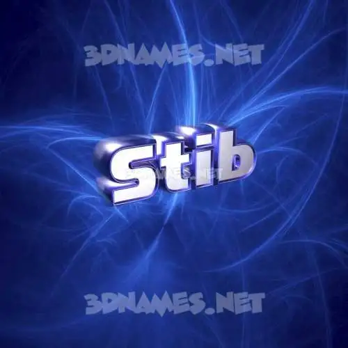 stib in Plasma style - 3D name wallpaper stib in Plasma style - 3D name wallpaper