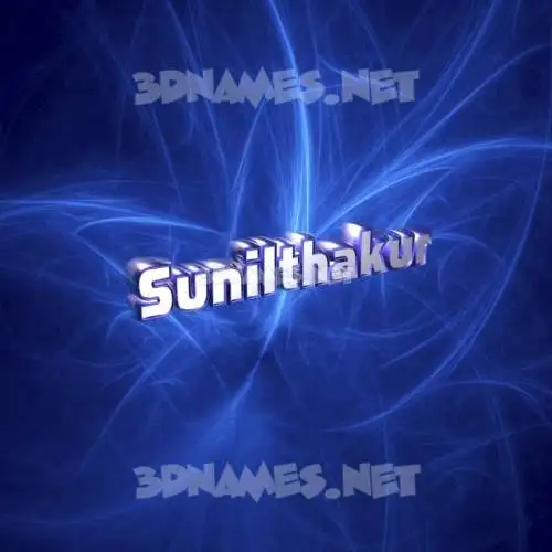sunilthakur in Plasma style - 3D name wallpaper sunilthakur in Plasma style - 3D name wallpaper