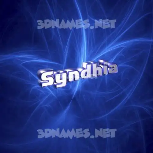 syndhia in Plasma style - 3D name wallpaper syndhia in Plasma style - 3D name wallpaper