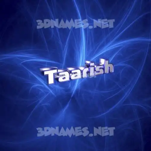 taarish in Plasma style - 3D name wallpaper taarish in Plasma style - 3D name wallpaper