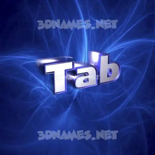 tab in Plasma style - 3D name wallpaper tab in Plasma style - 3D name wallpaper