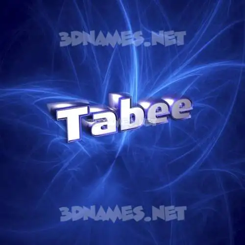 tabee in Plasma style - 3D name wallpaper tabee in Plasma style - 3D name wallpaper